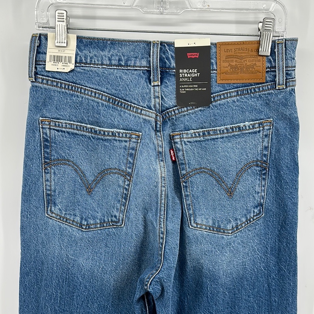 Levi's Jeans - Blue Ribcage straight - Picture 6 of 15